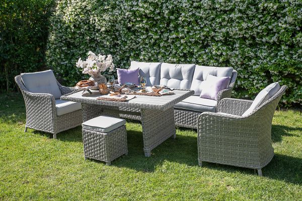 Backyard Furniture Setup